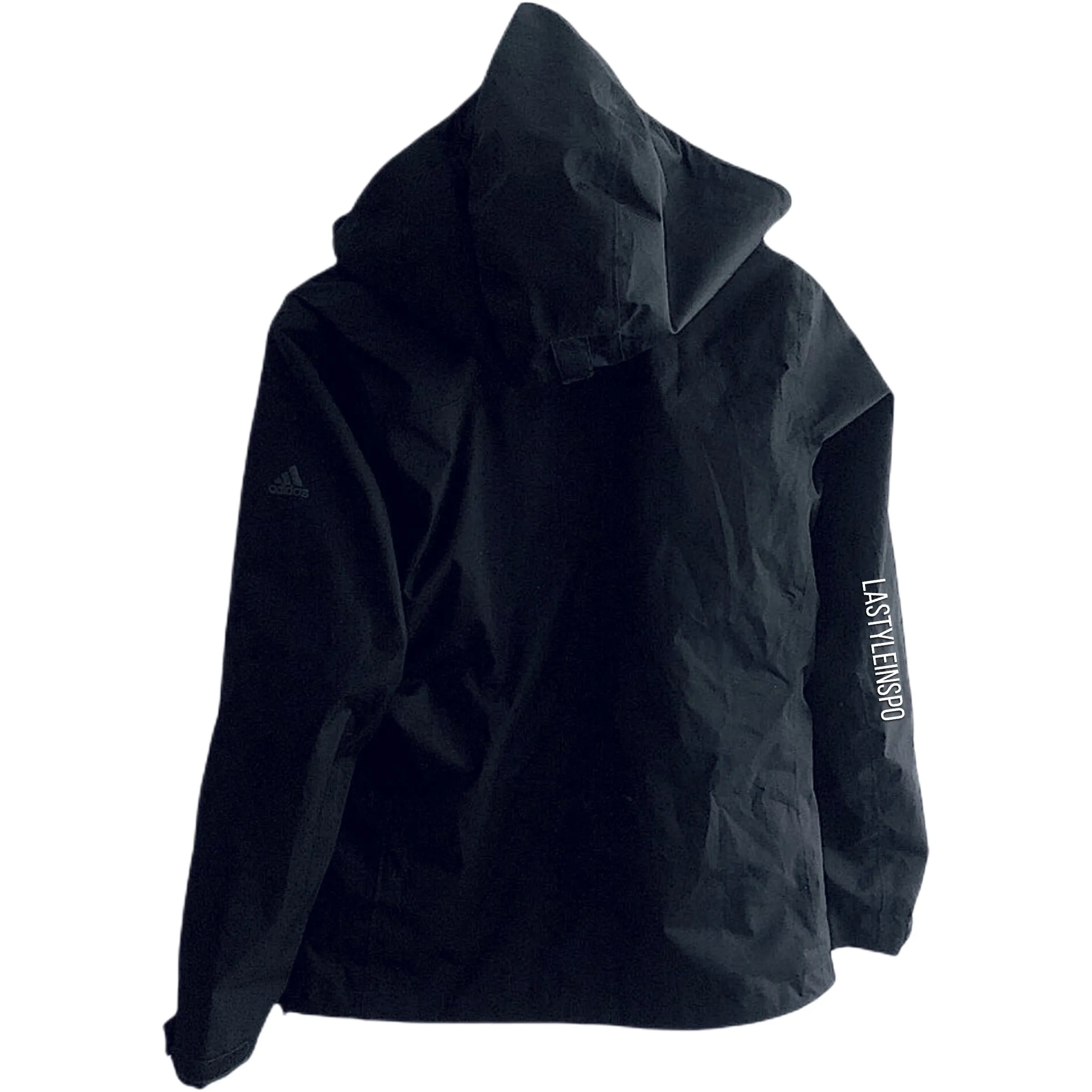 Adidas Rain Black Jacket Hoodie Size Medium