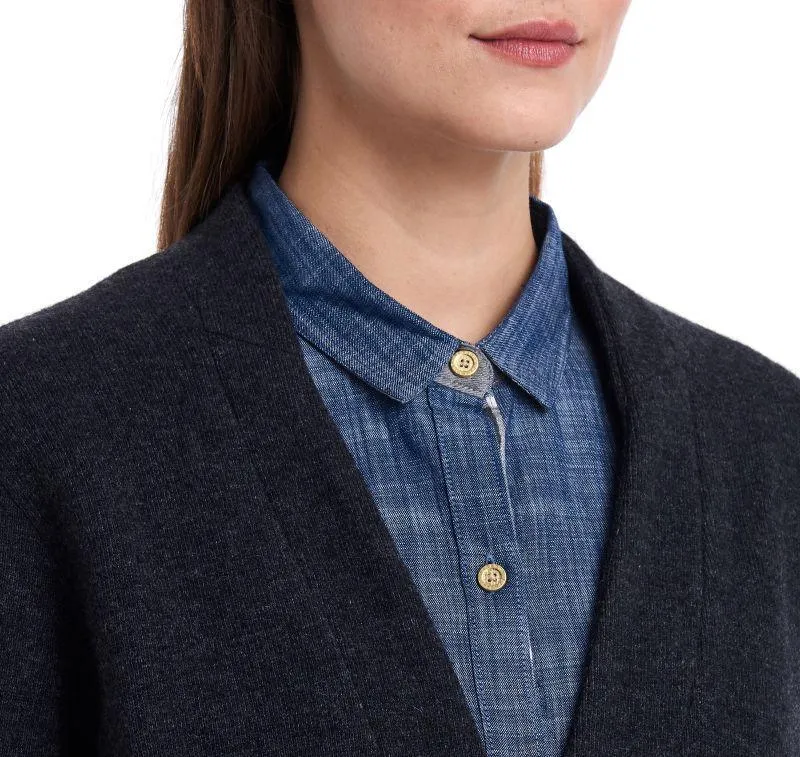 Barbour Skye Ladies Knit - Anthracite