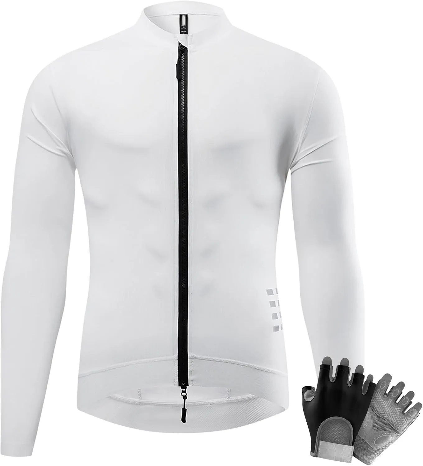 Breathable Cycling Jacket, Lightweight With Reflective Strips Running Jacket Unisex UPF50 