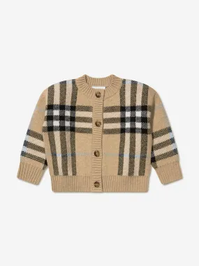 Burberry Baby Girls Check Gilliane Cardigan