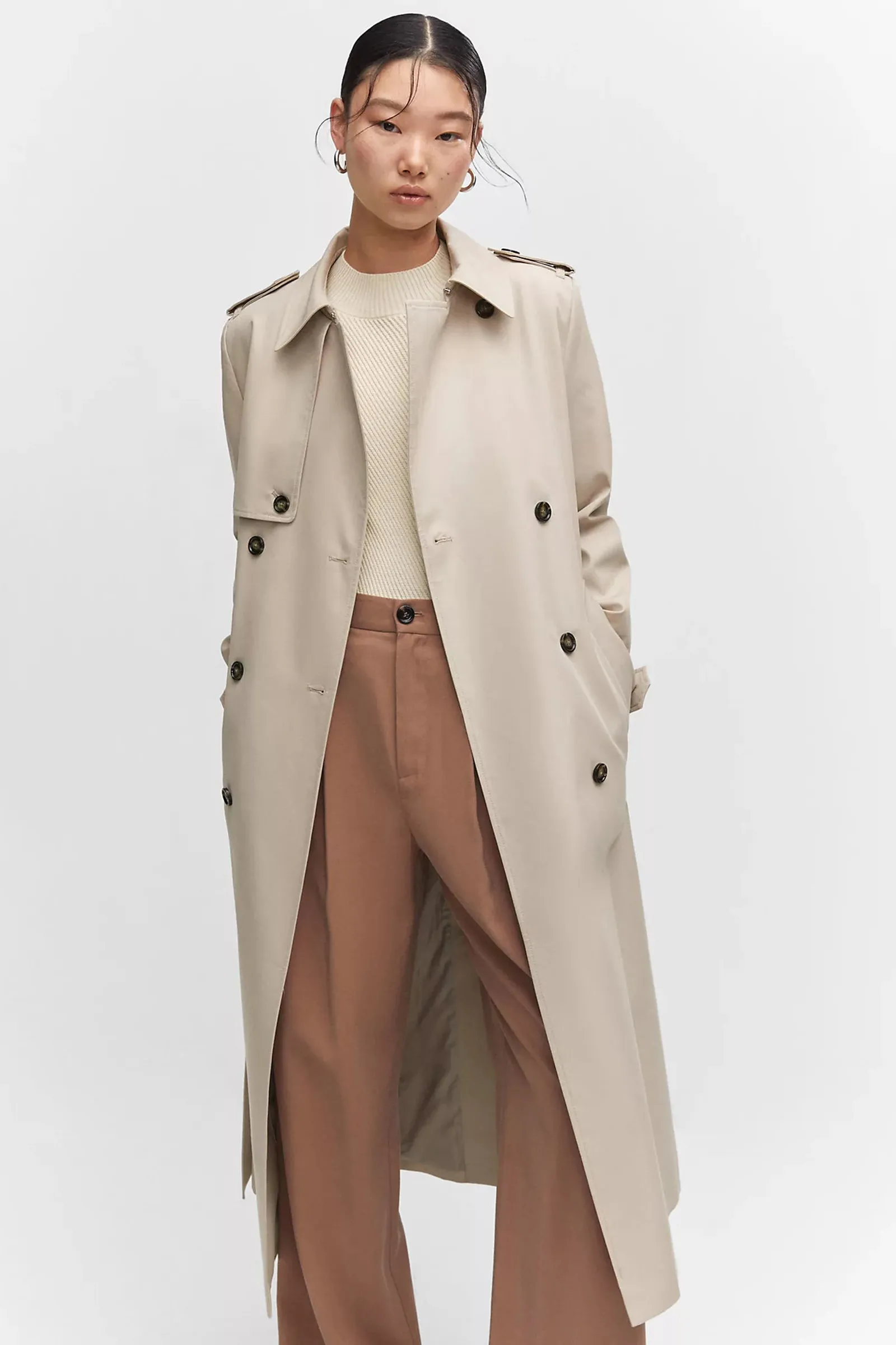 Chicago Waterproof Double Breasted Trench Coat