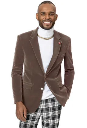 EJ Samuel Modern Fit Blazer J134-Taupe