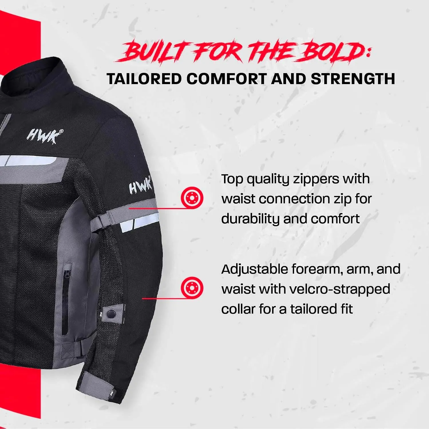 HWK Mesh Motorcycle Jacket Riding Air Motorbike Jacket Biker CE Armored Breathable