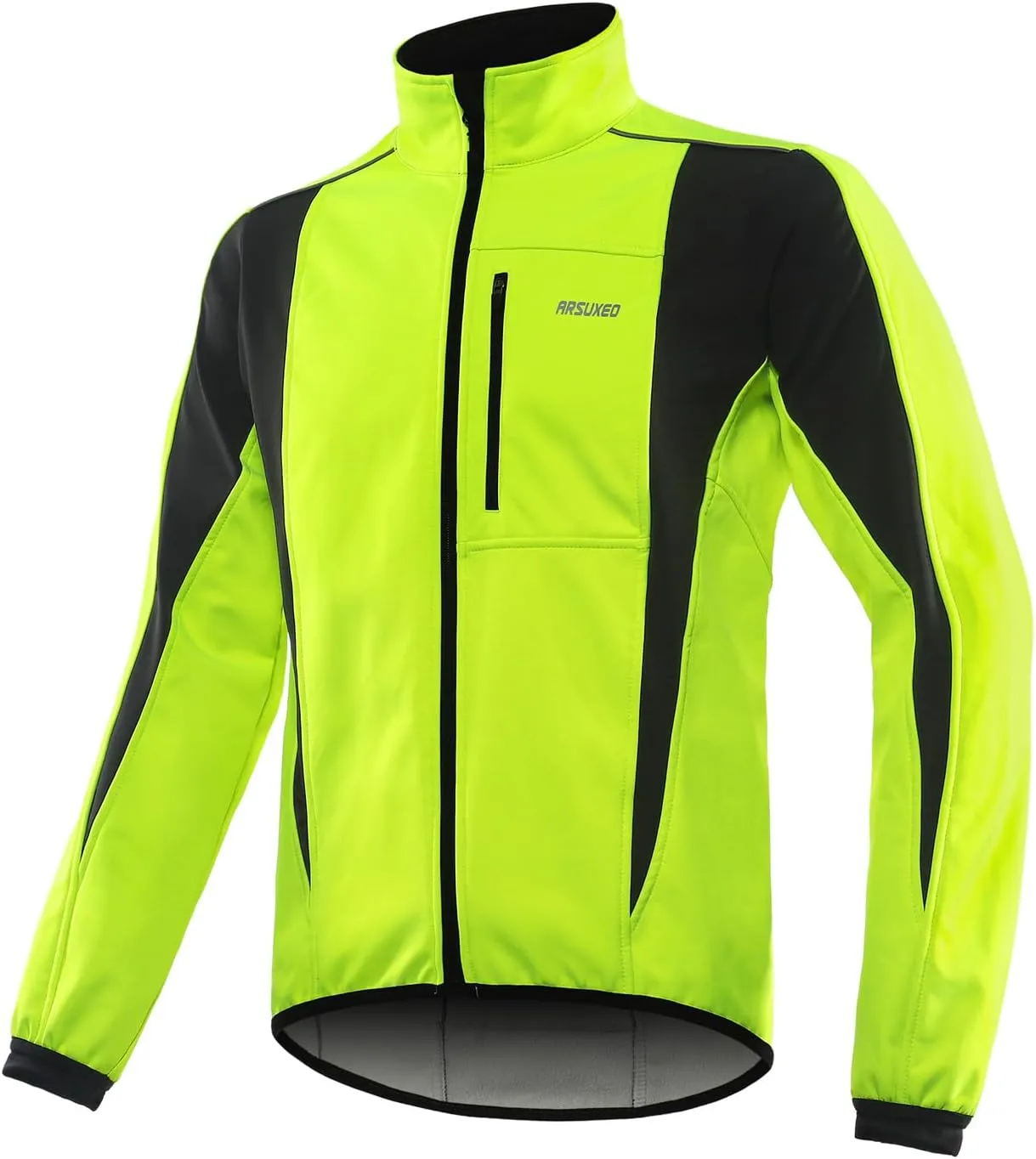 HXBER Winter Warm UP Cycle Jacket Breathable Bike Outerwear Windproof Waterproof Cycle Jacket