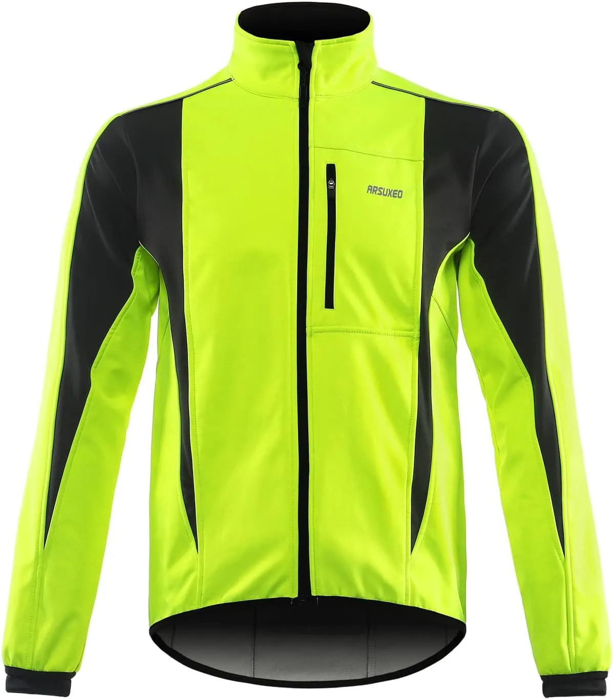 HXBER Winter Warm UP Cycle Jacket Breathable Bike Outerwear Windproof Waterproof Cycle Jacket