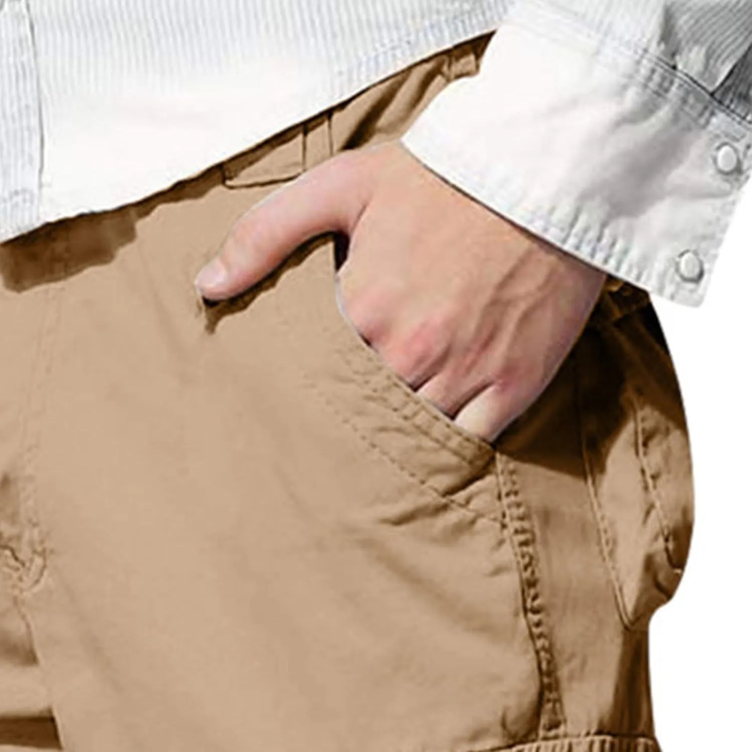 JEShifangjiusu Men Outdoor Cargo Pant Lightweight Tactical Military Baggy Pant Hiking Jogger Classic Trousers Multi Pockets