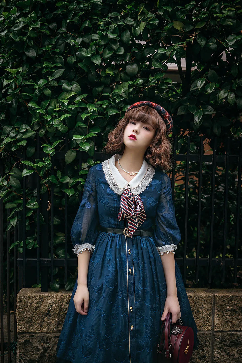 JS Lolita~Jewelery in the Sunrise~Vintage Lolita Long Sleeve OP
