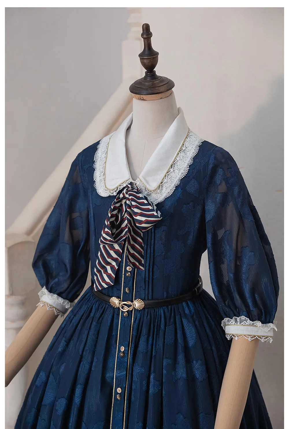 JS Lolita~Jewelery in the Sunrise~Vintage Lolita Long Sleeve OP
