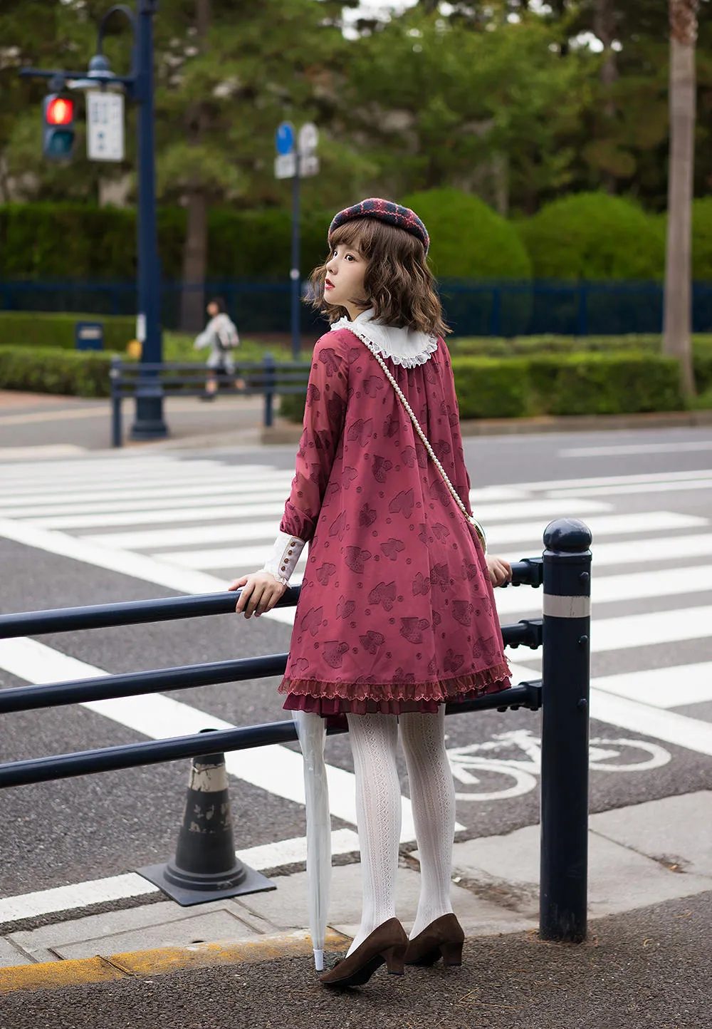 JS Lolita~Jewelery in the Sunrise~Vintage Lolita Long Sleeve OP