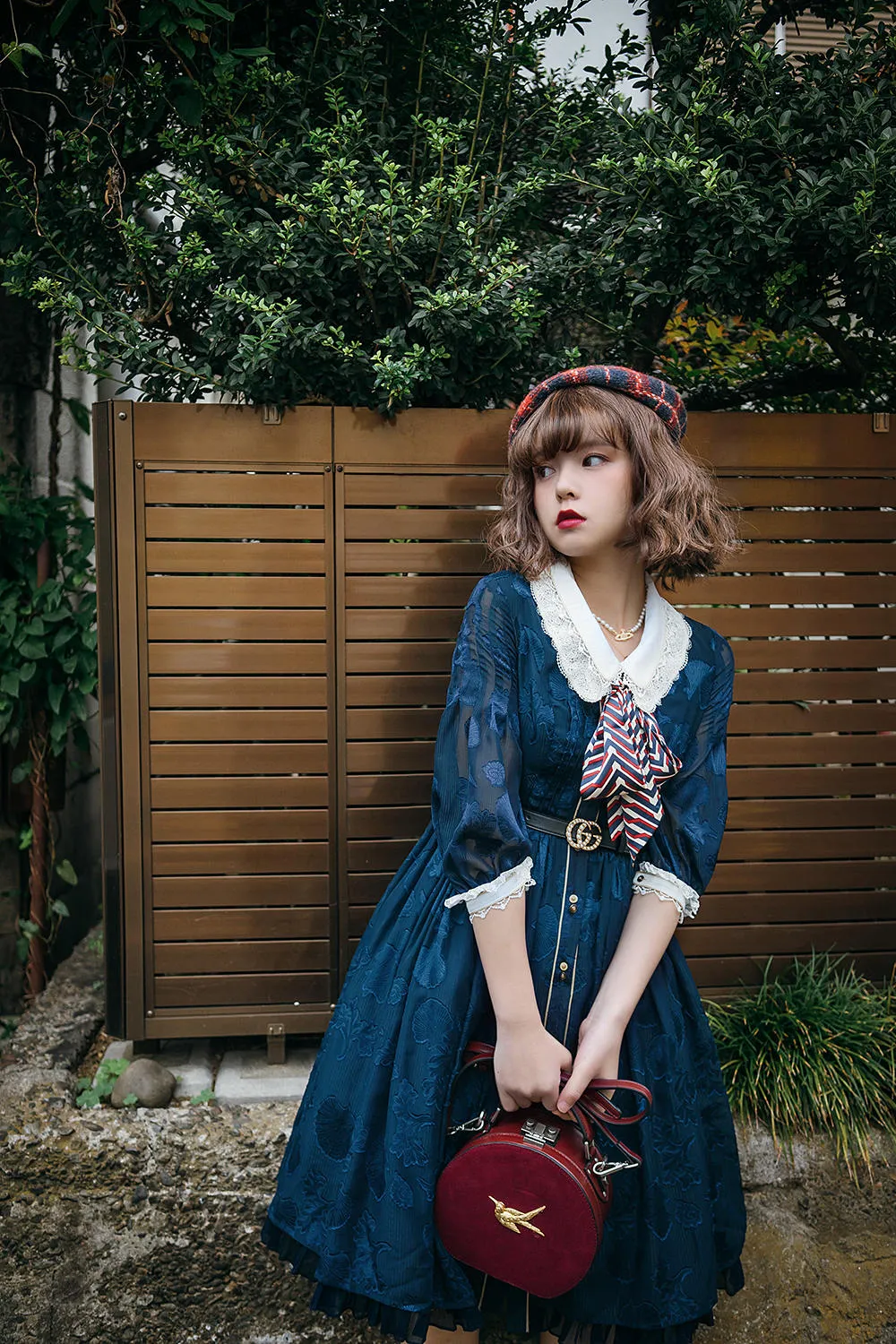 JS Lolita~Jewelery in the Sunrise~Vintage Lolita Long Sleeve OP