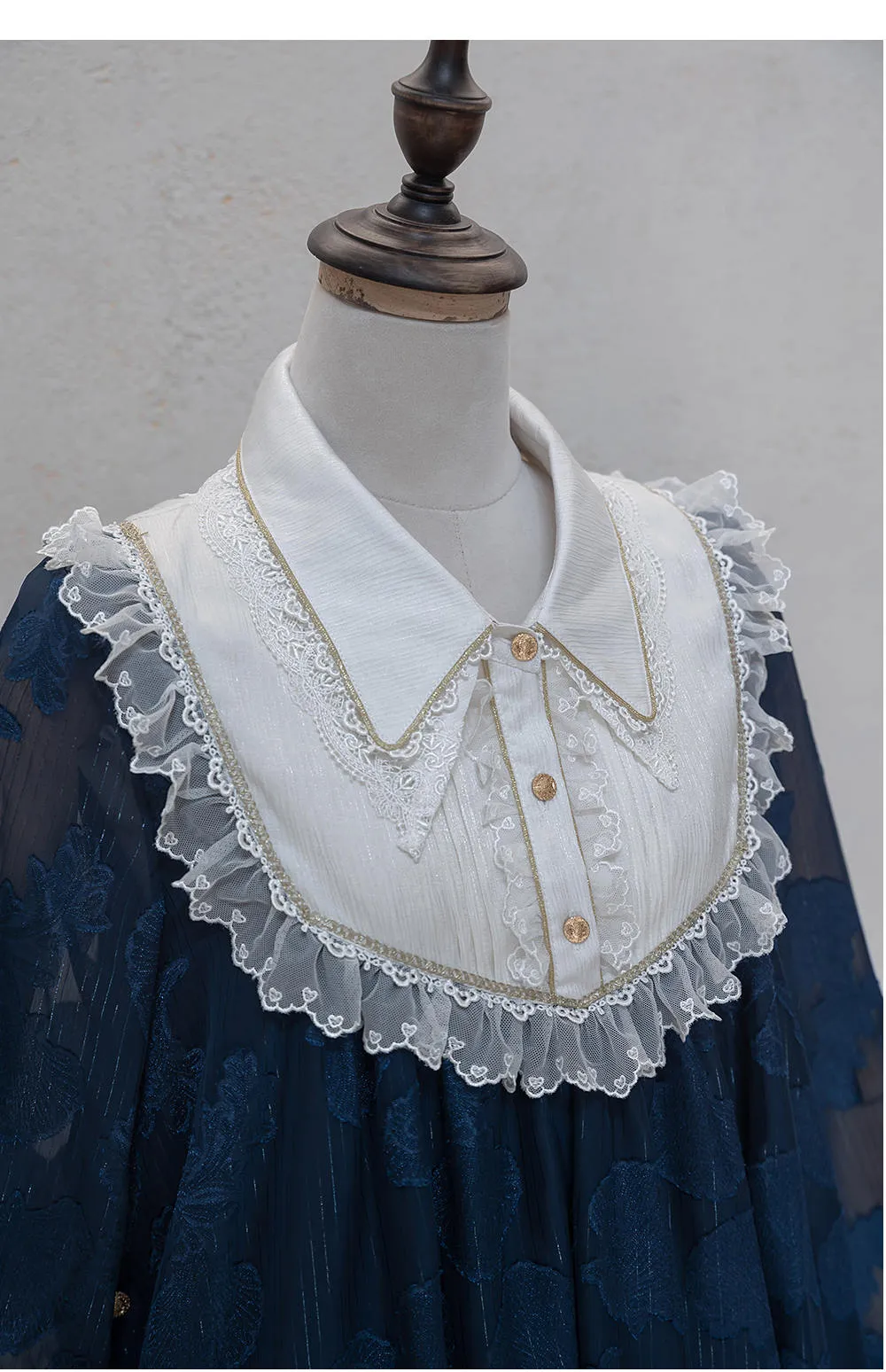 JS Lolita~Jewelery in the Sunrise~Vintage Lolita Long Sleeve OP