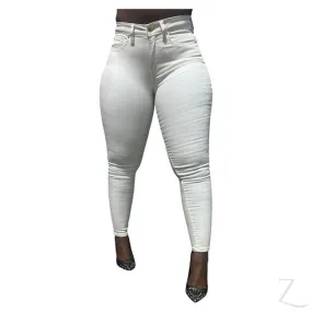 Ladies Super Stretchy Super Skinny Super Strong Denim Jeans | Plain | "Inki"