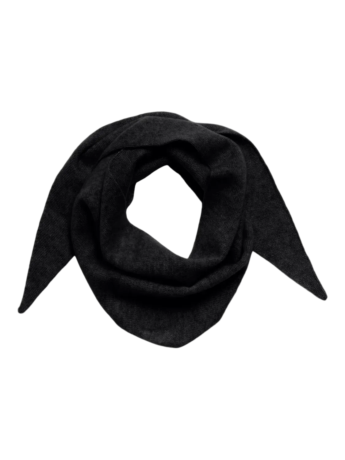 Marie Narrow Cashmere Scarf - Black