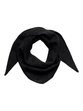 Marie Narrow Cashmere Scarf - Black