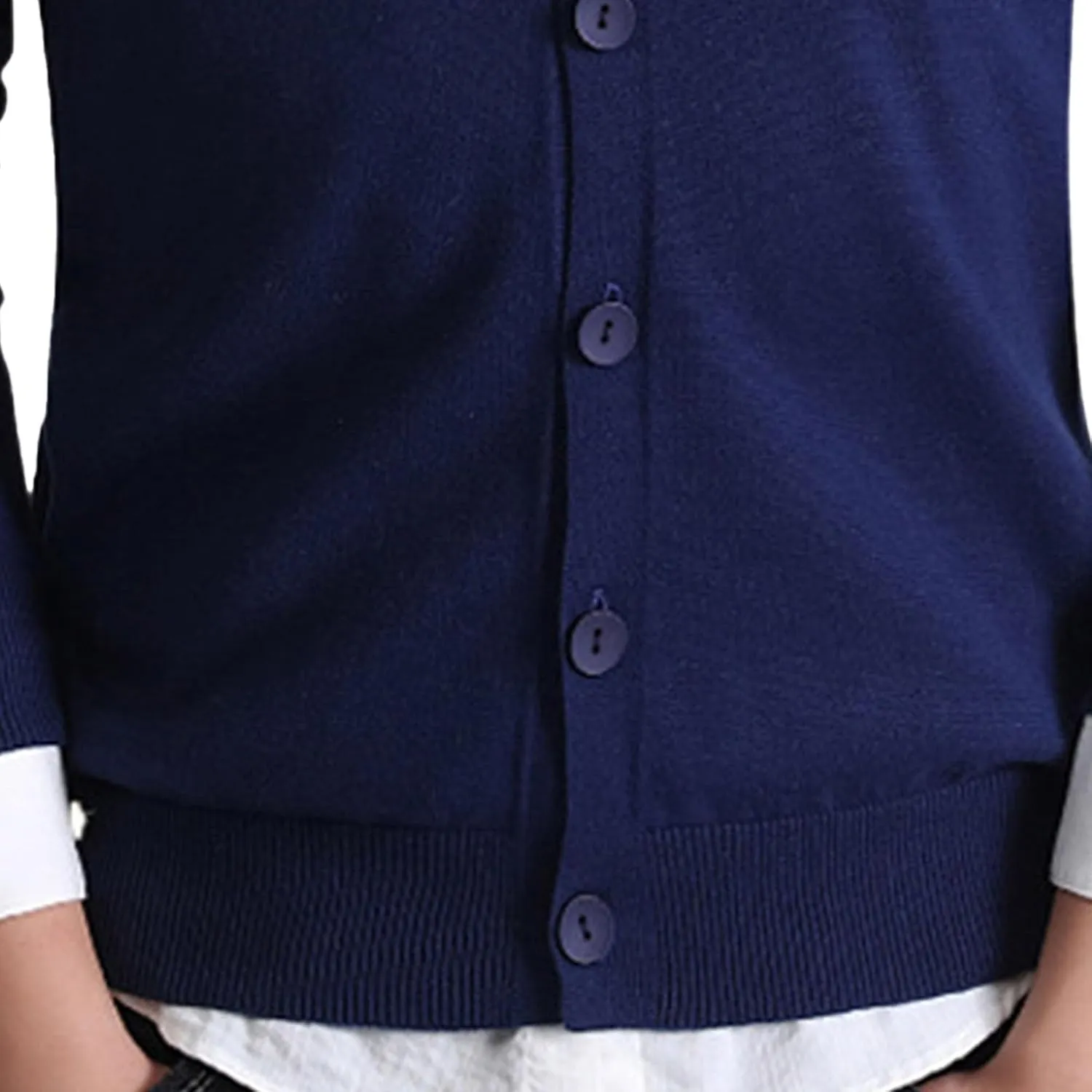 Men's Cardigan Sweater V-Shaped Collar Button Down Knit Blazer Jacket Knitwear Breasted Soft Outerwear