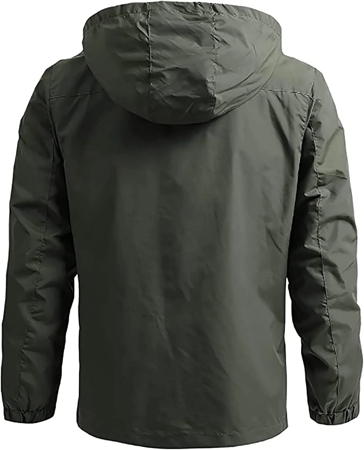 Men's Jacket, Waterproof Rain Jacket, Windproof Raincoat for Cycling, Breathable Hardshell