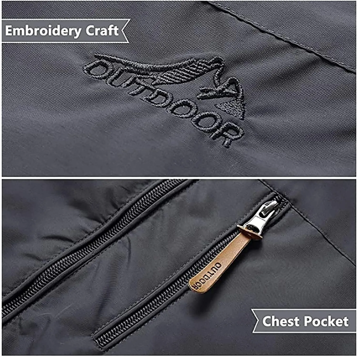 Men's Jacket, Waterproof Rain Jacket, Windproof Raincoat for Cycling, Breathable Windbreaker Transitional Jacket