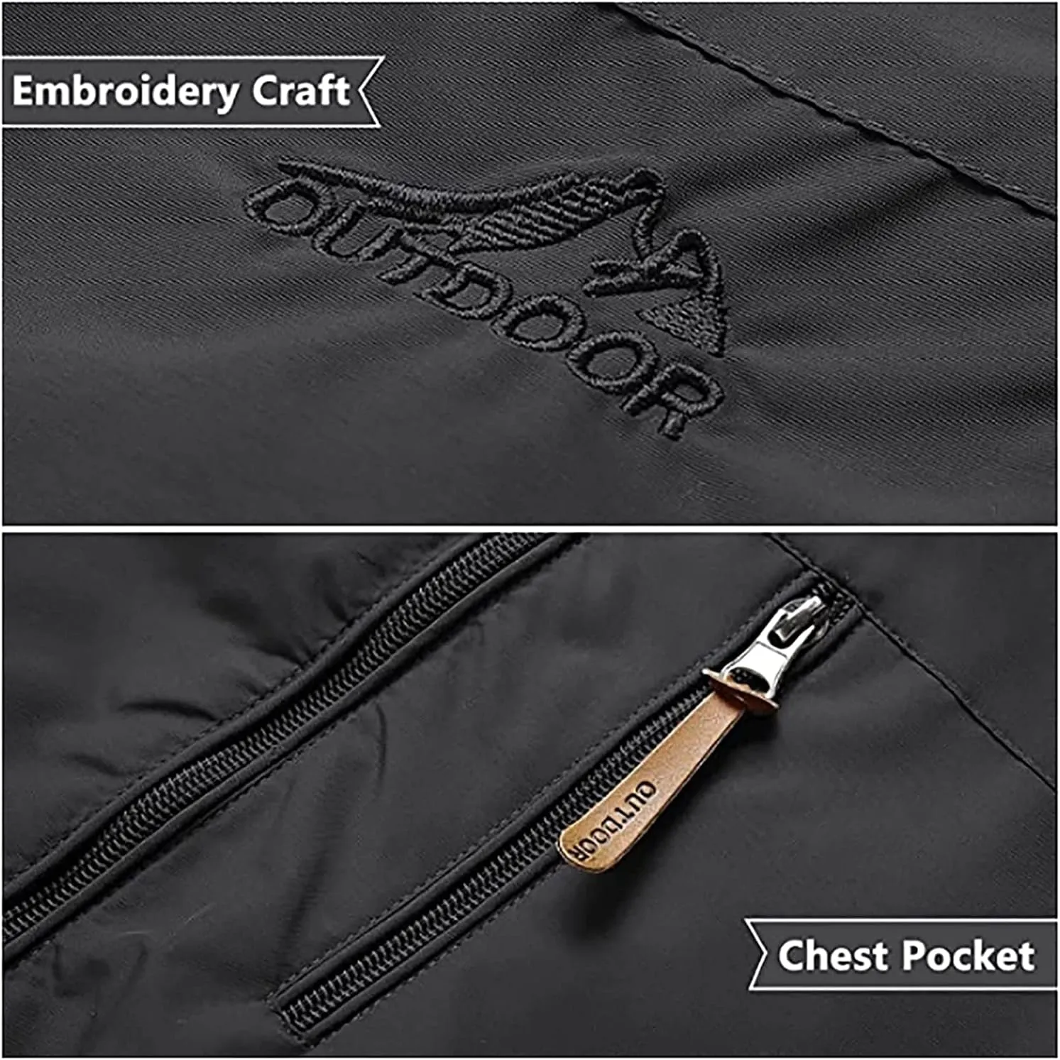 Men's Jacket, Waterproof Rain Jacket, Windproof Raincoat for Cycling, Breathable Windbreaker Transitional Jacket