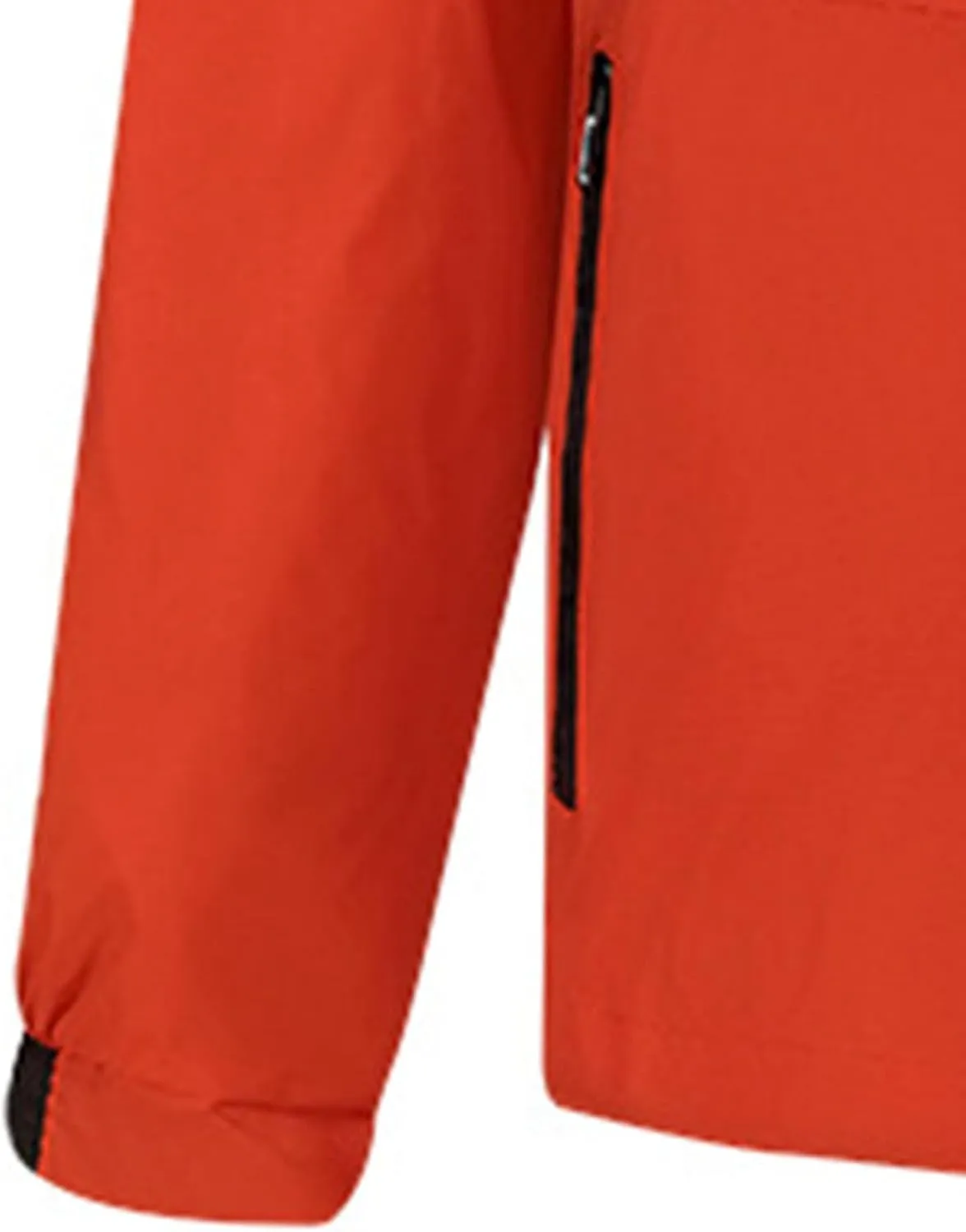 Men's Windbreaker Jacket Lightweight Water-Resistant Breathable Windproof Hooded Wind Coat Hiking Running