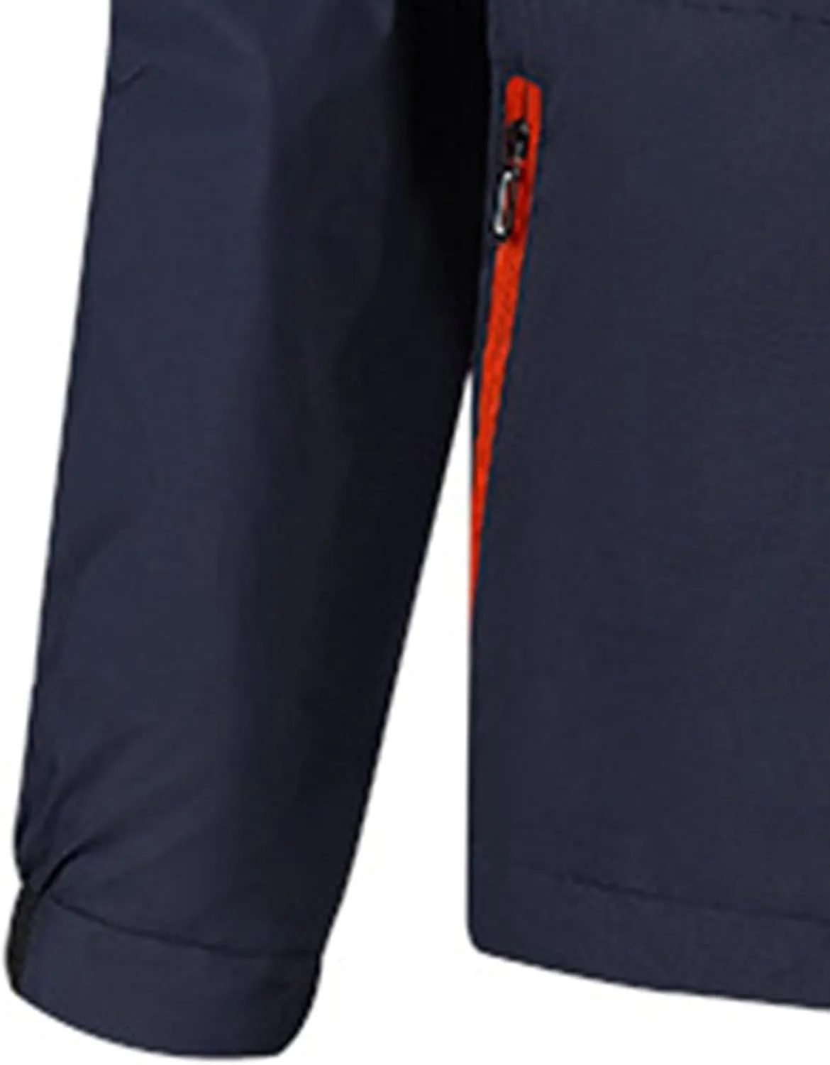 Men's Windbreaker Jacket Lightweight Water-Resistant Breathable Windproof Hooded Wind Coat Hiking Running