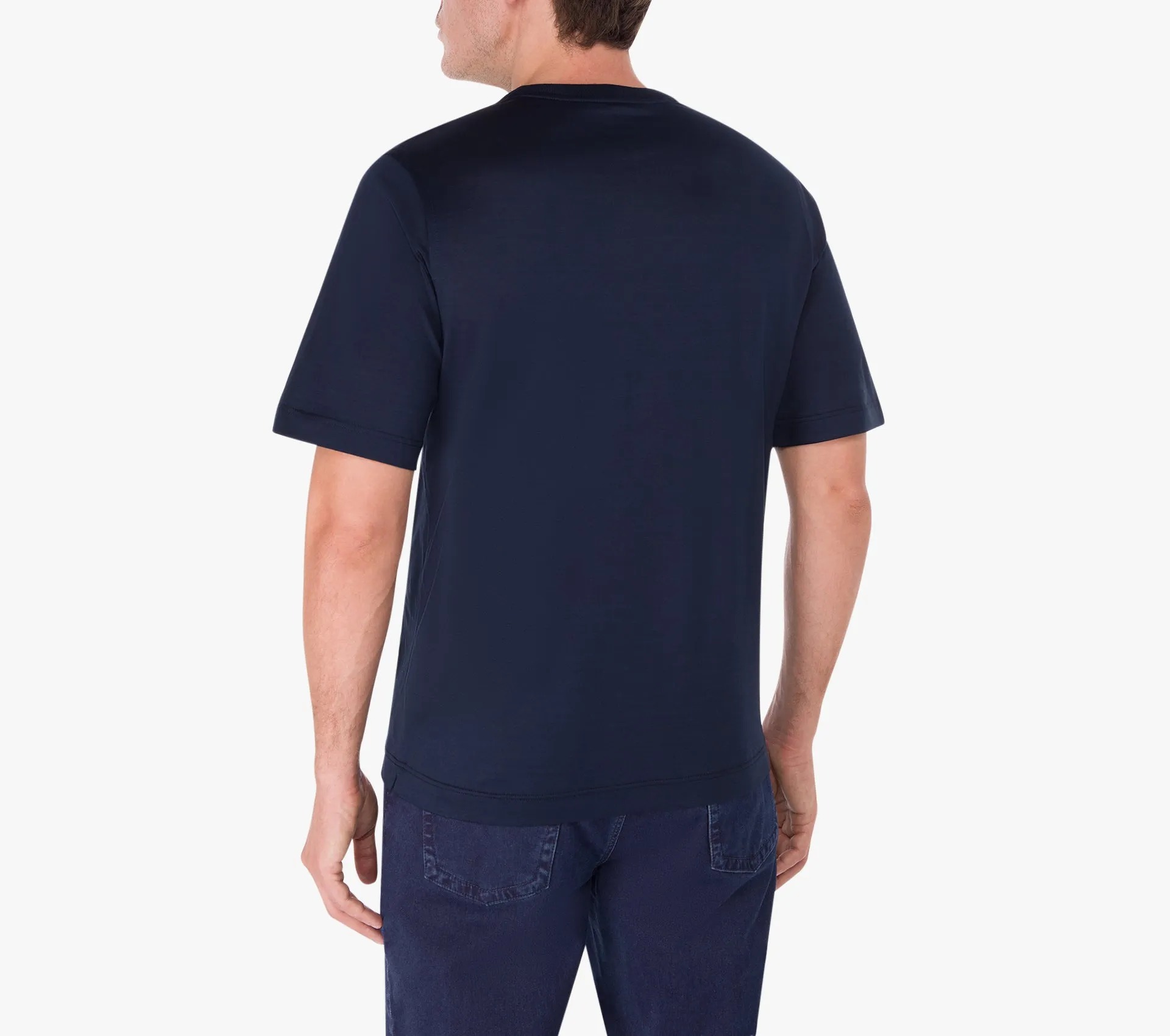 Minimalist Cotton T-Shirt Dark Grey