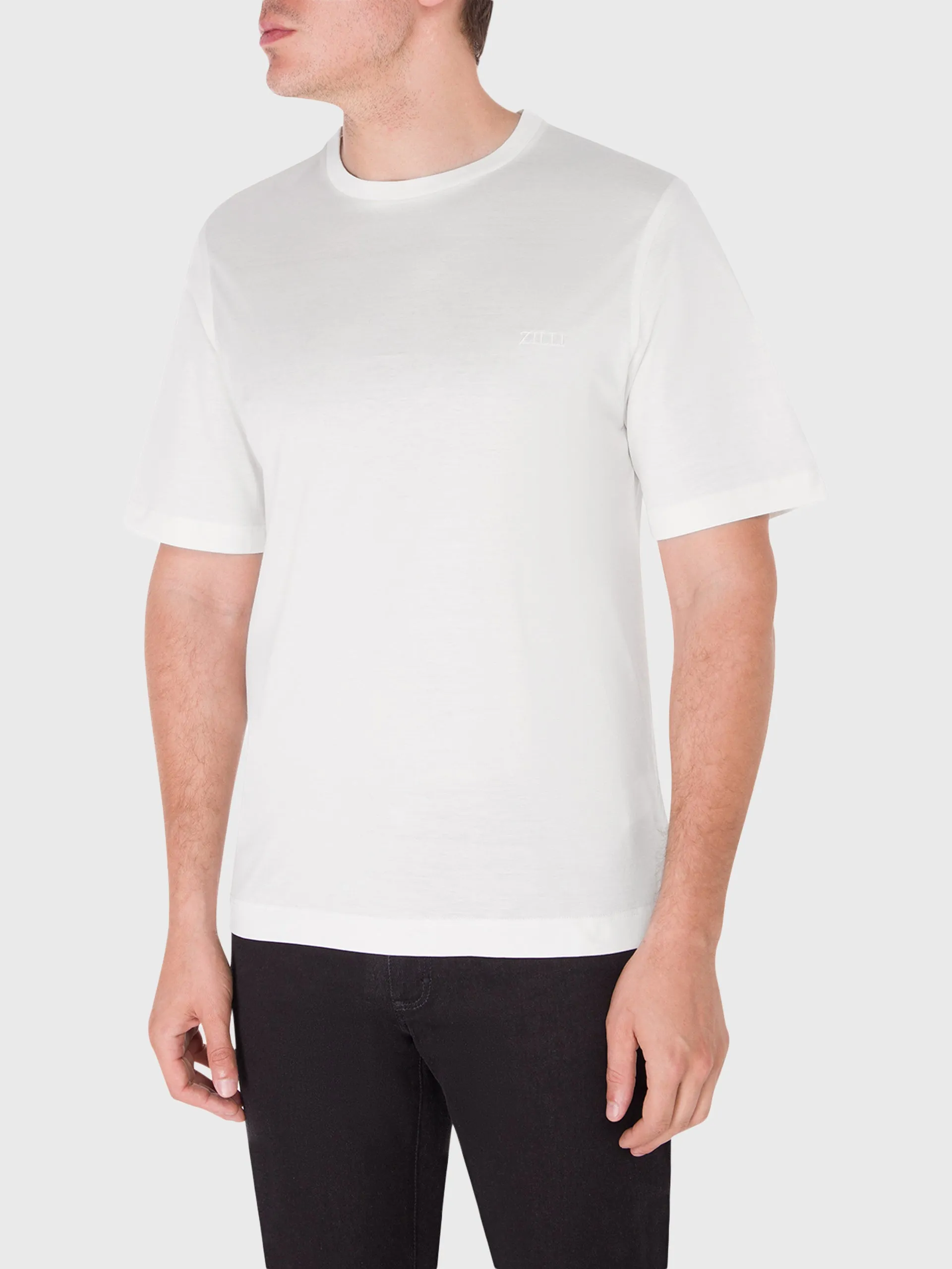 Minimalist Cotton T-Shirt Dark Grey