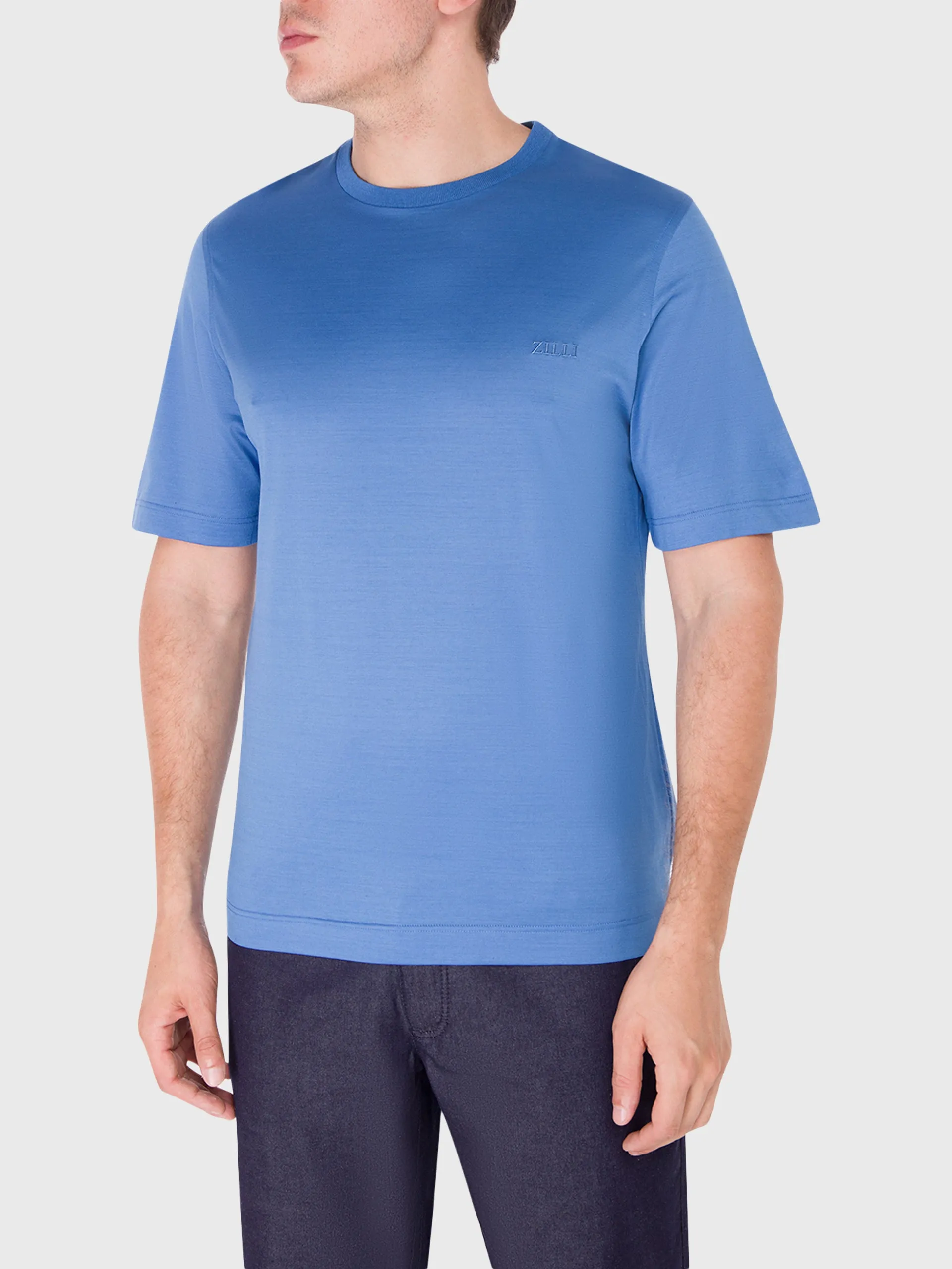 Minimalist Cotton T-Shirt Dark Grey