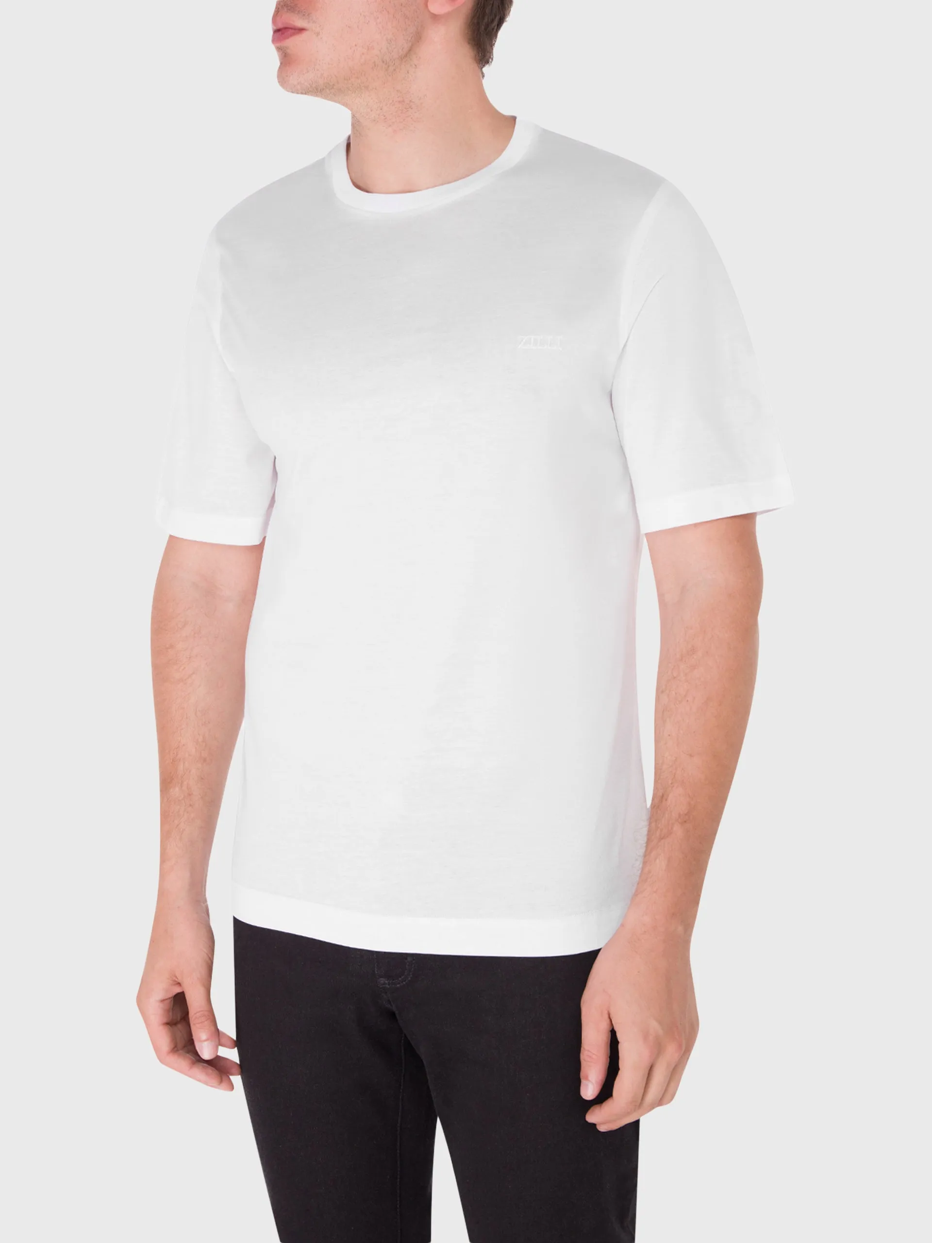 Minimalist Cotton T-Shirt White