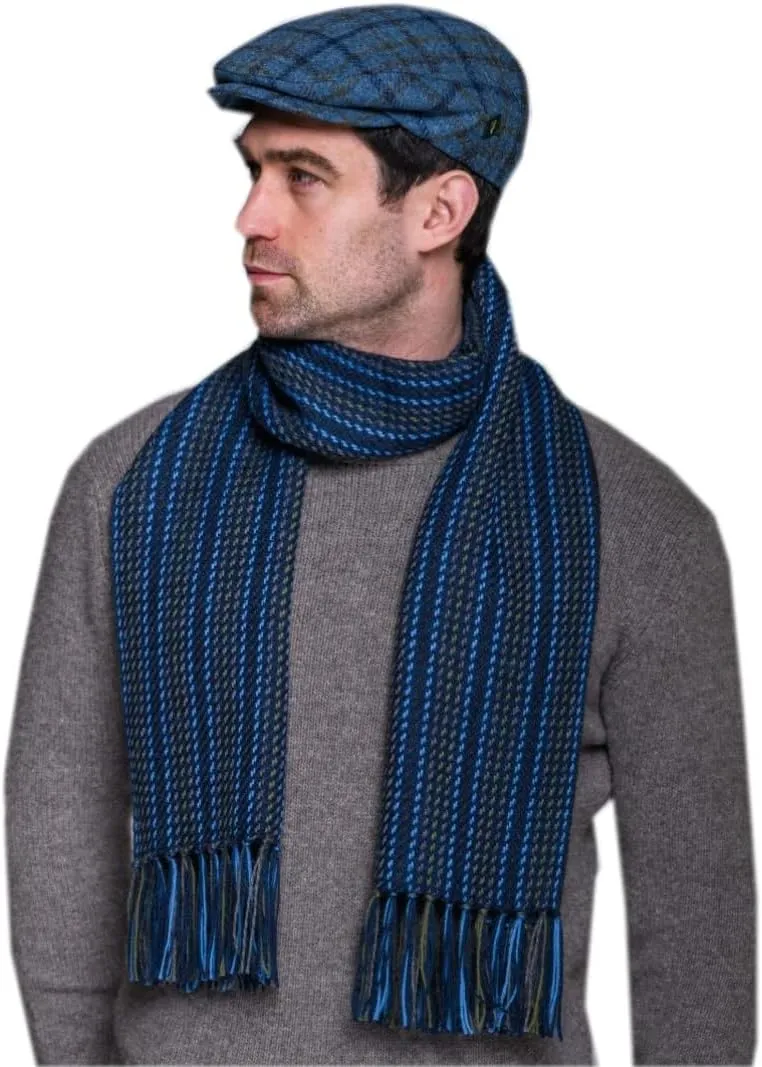 Mucros Weavers Alpaca Wool Scarf, 12 x 68 inches with 4-inch Fringe, Made in Ireland
