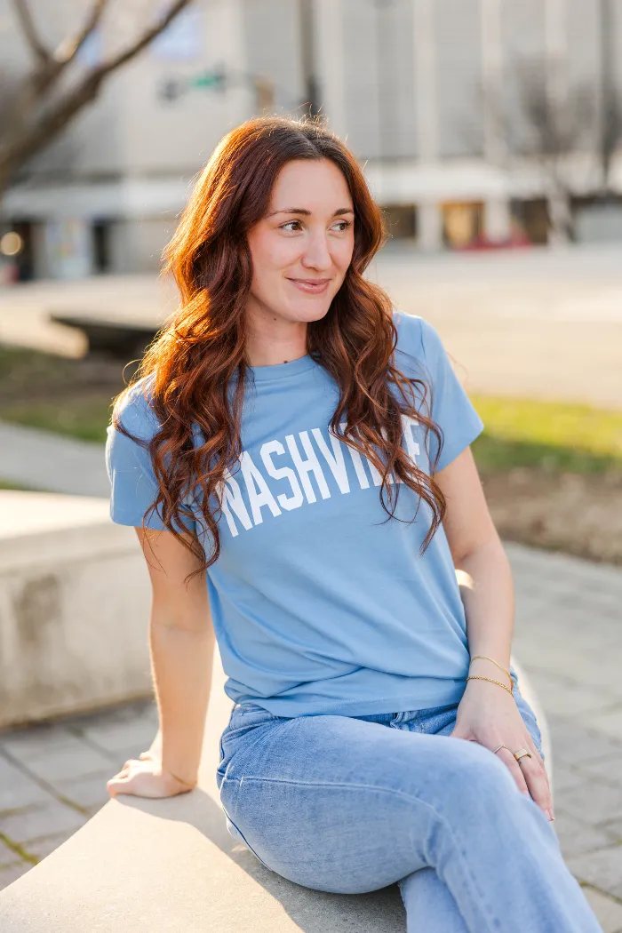 Nashville Basic Tee in Blue