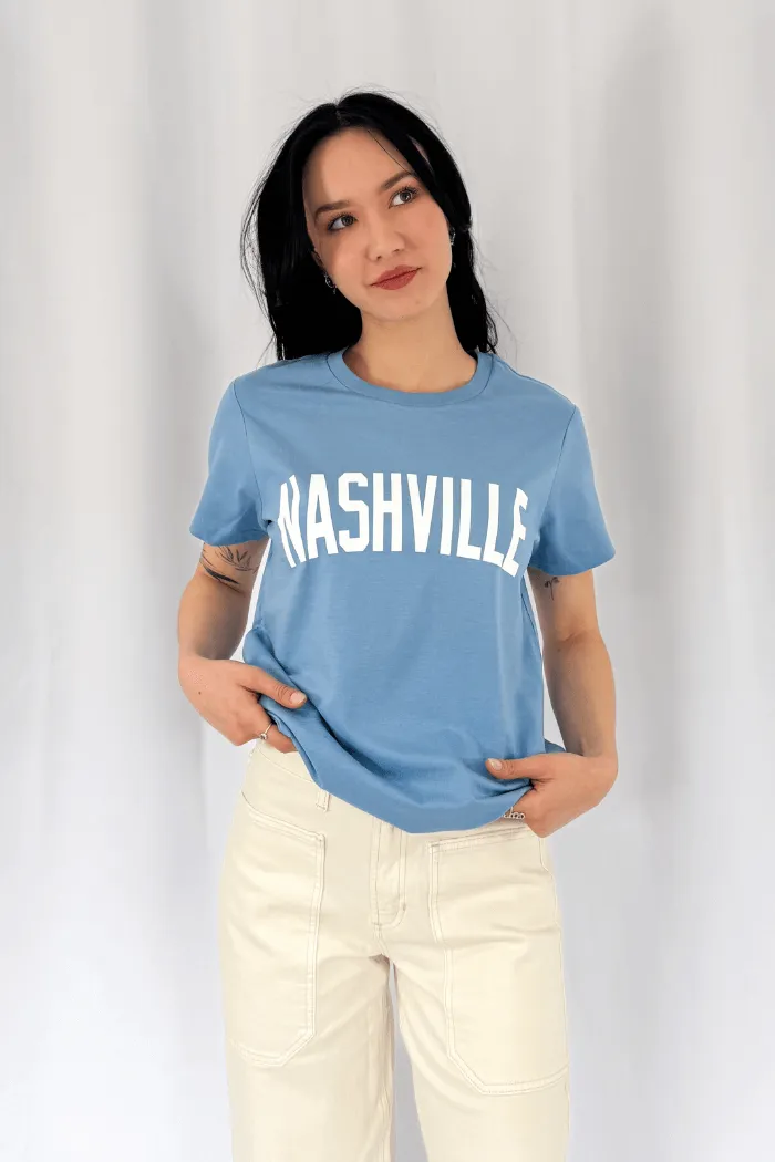 Nashville Basic Tee in Blue