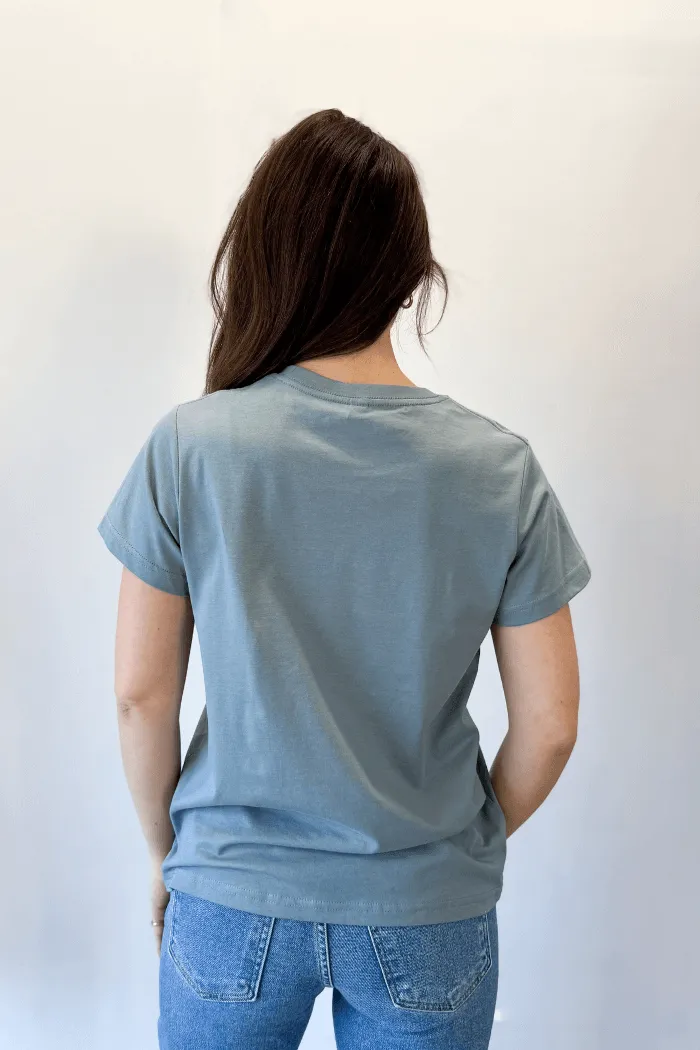 Nashville Basic Tee in Teal