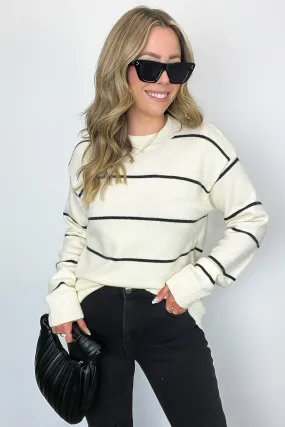 Presley Relaxed Fit Striped Sweater - FINAL SALE