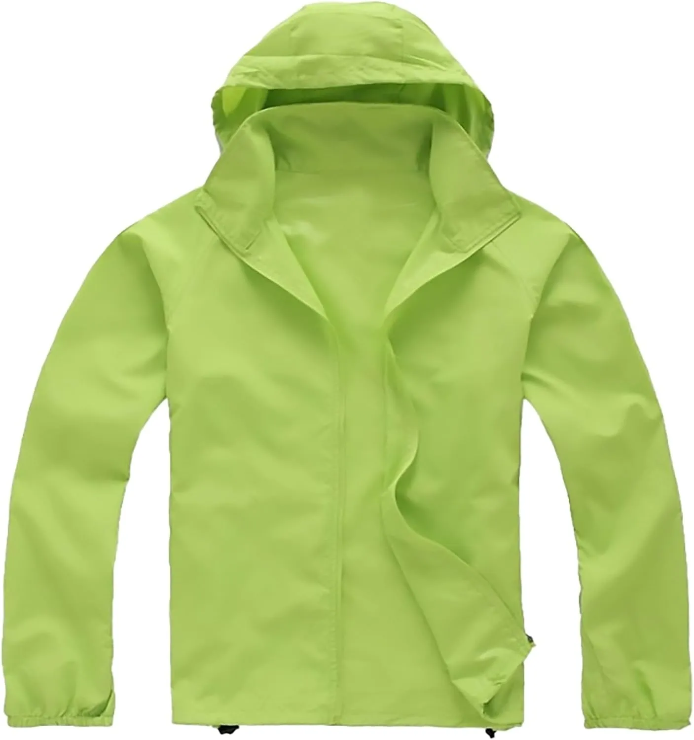 Rain Jacket Women Plus Size Lightweight Raincoat Outdoor Waterproof Windbreaker Hooded Packable Coats with Pockets