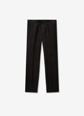 Soft Linen Pants Black