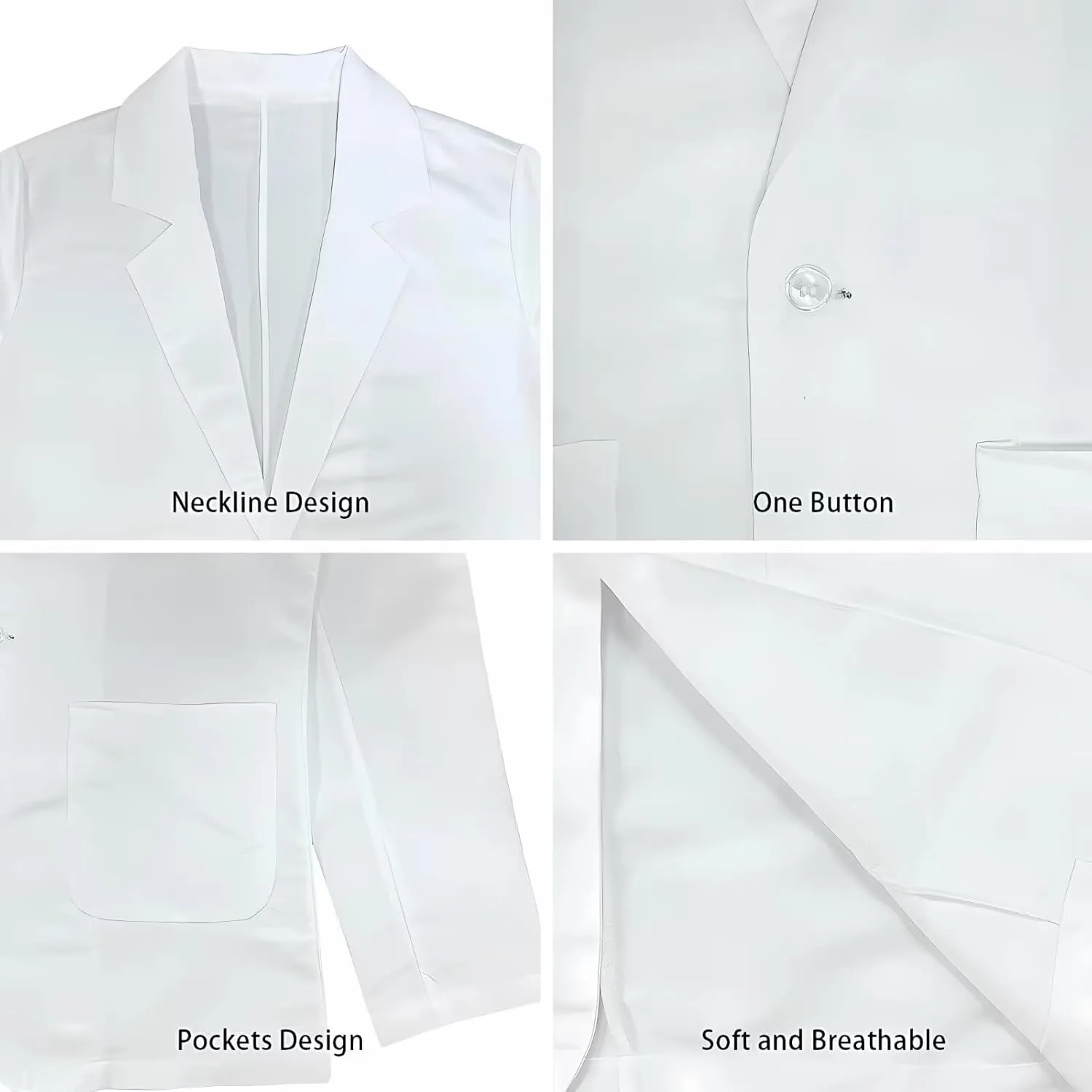 Soft Modern One Button Blazer for Men Novelty Print Long Sleeve Notch Lapel Collar Suit Jacket with Pockets
