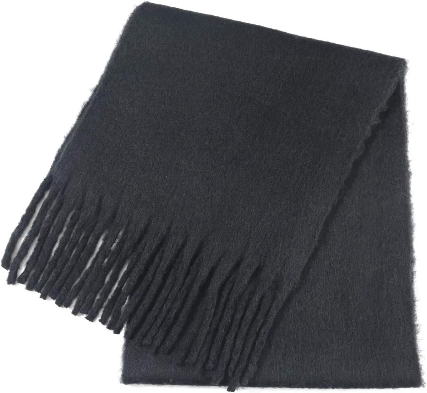 SUNDSGT Big Scarf Coloured Oversized Tassel Soft Fall Winter Thick Scarf Warm Shawl Women
