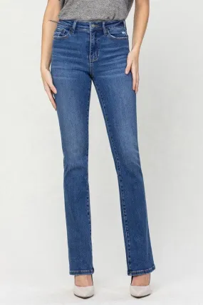 The Judy Jeans: Stretchy High Rise Bootcut Jeans
