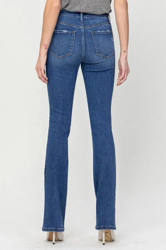 The Judy Jeans: Stretchy High Rise Bootcut Jeans