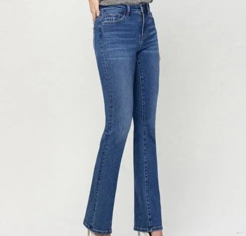 The Judy Jeans: Stretchy High Rise Bootcut Jeans