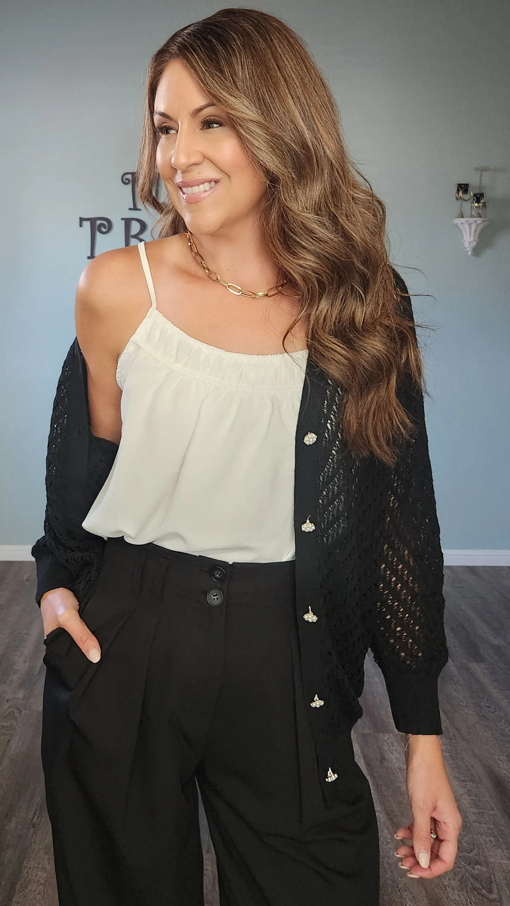 Unique & Versatile Cardigan-Black
