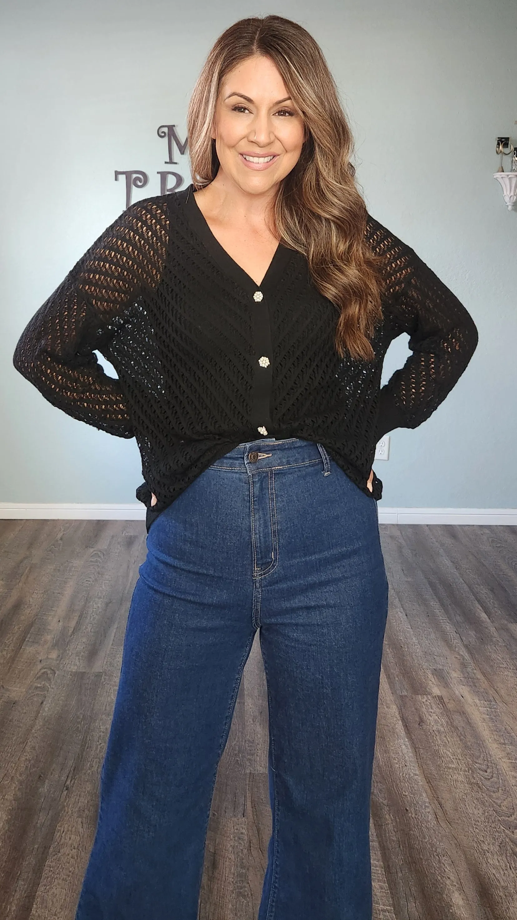 Unique & Versatile Cardigan-Black