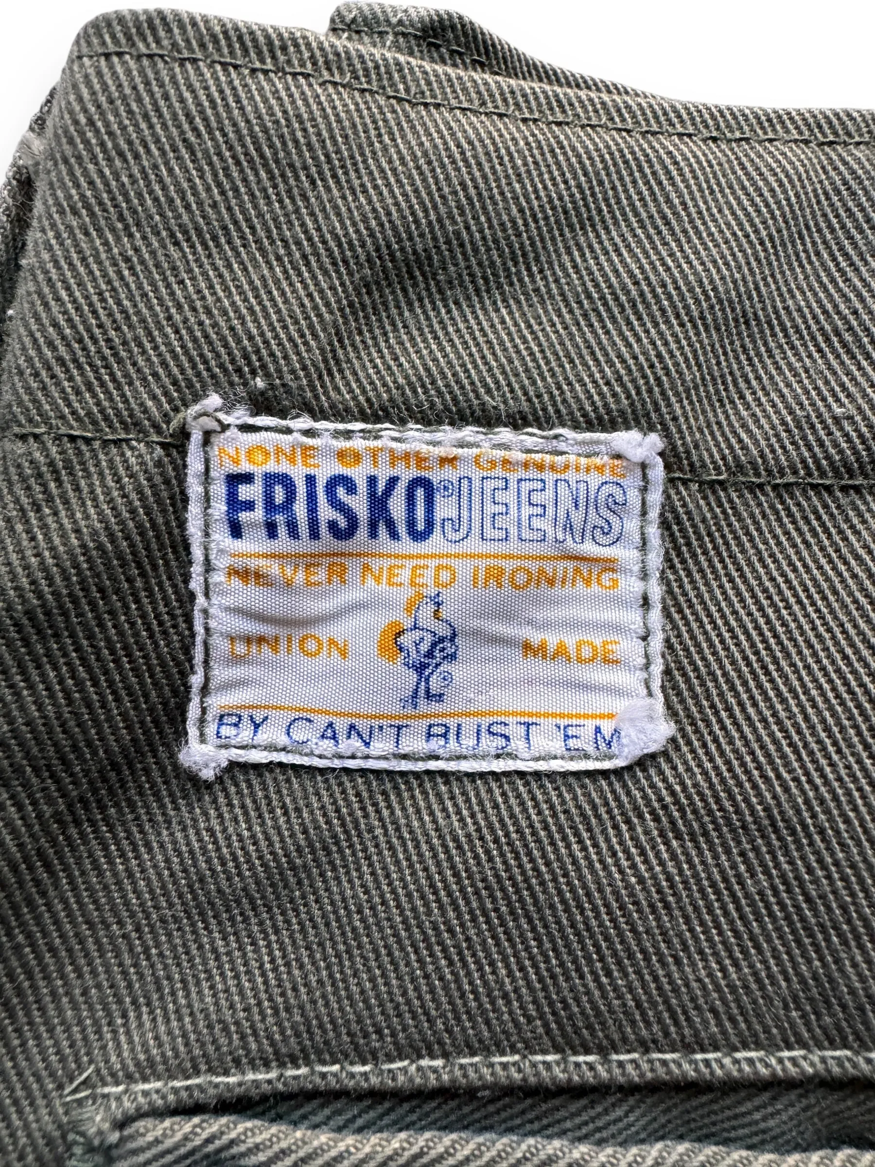 Vintage Lee Frisko Jeens by Can't Bust 'Em Work Trousers W33