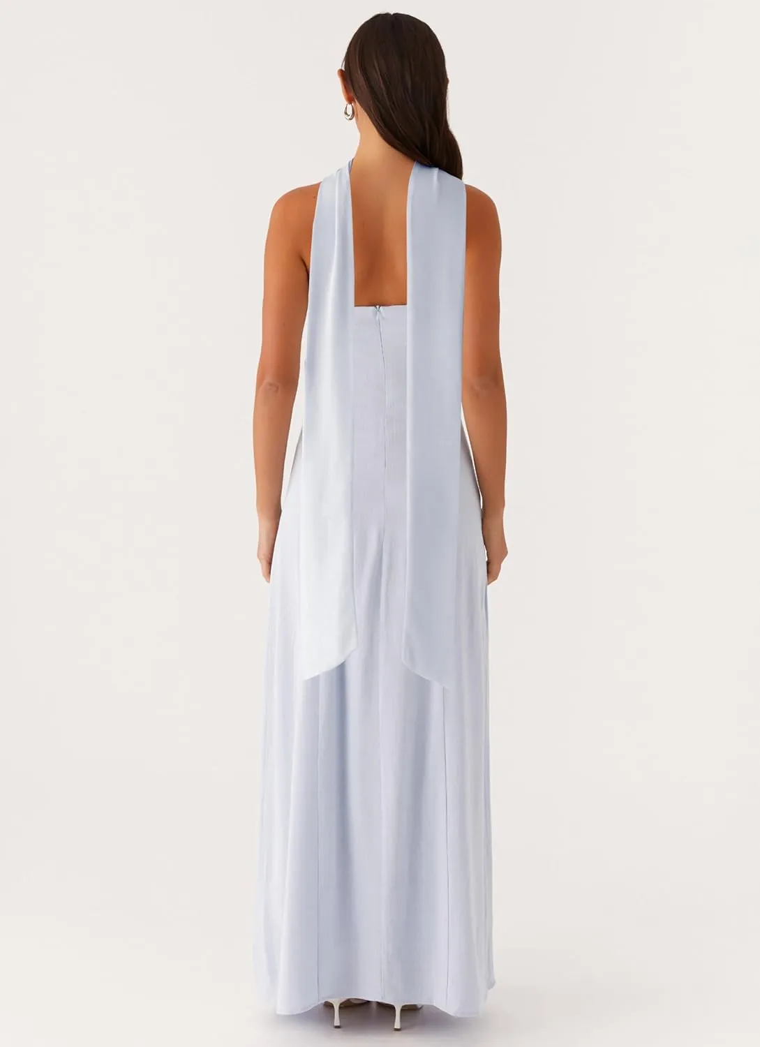 Women Y2k Strapless Floral Tube Maxi Dress with Neck Scarf Backless Mesh Bodycon Long Beach Cocktail Party Sundress