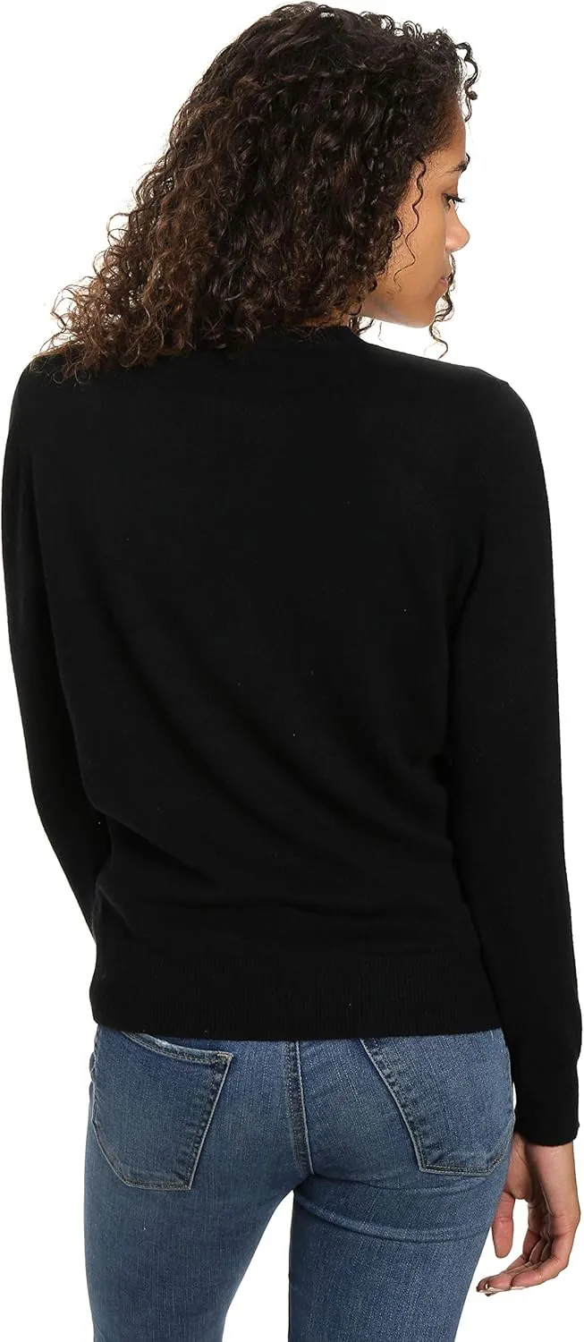 Women's 100% Cashmere Classic Crew Neck Sweater