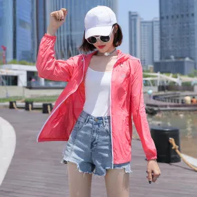 Women's Nylon Breathable Lightweight UPF 50  Jacket